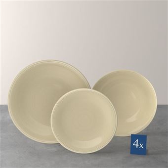 VILLEROY & BOCH Loop Service de Vaisselle 12 Pièces Blanc