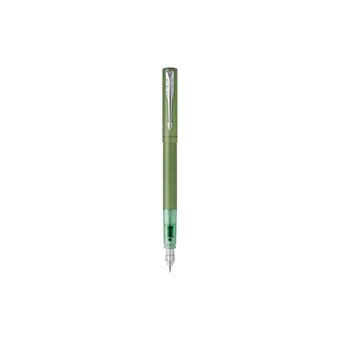 Parker Vector XL - Stylo plume vert - pointe moyenne - bleu Pas Cher