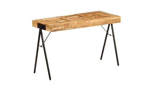 Table à écrire bois de manguier massif 118 x 50 x 75 cm