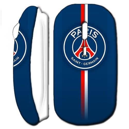 Souris Sans Fil Bleu Paris Saint Germain Blanc Maniacase