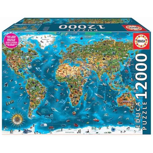 Educa - Puzzle - 12000 Merveilles Du Monde