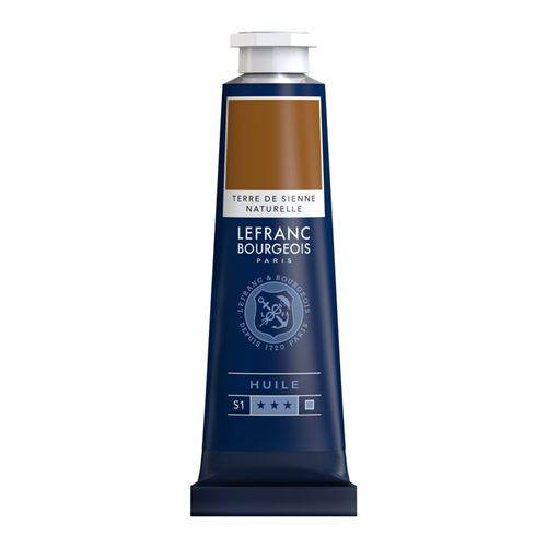 Peinture à l'huile en tube terre de sienne naturelle 40ml - Lefranc & Bourgeois