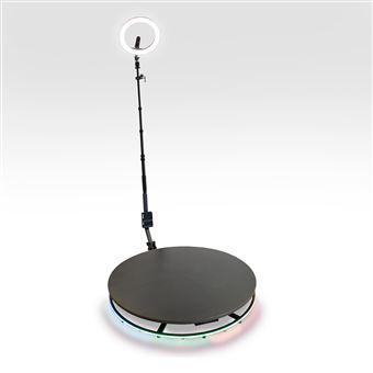 Photo Maton 360° Rotatif Photobooth ⌀100cm Jusqu'à 5 Personnes - 1