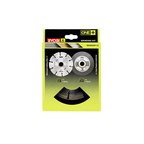 Ryobi Kit Découpe 6 Disques Meuleuse Ø 115 Mm - Image 2