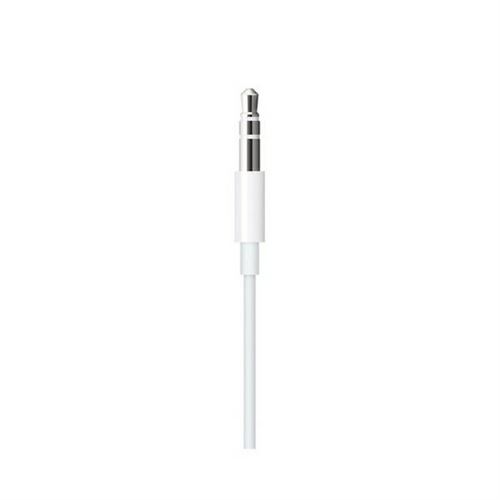 cable apple mxk22zm/a blister lightning / jack 3,5mm blanc/blanc 1,2m