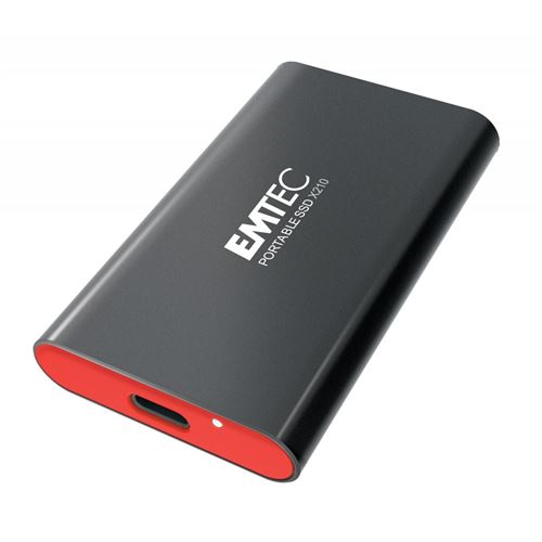 X210G Disque Dur SSD Externe 1To 3D NAND Flash 1100Mo/s USB 3.2 Noir