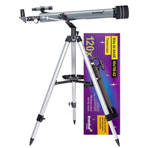 LEVENHUK - levenhuk - blitz 60 base - t&eacute;lescope r&eacute;fracteur 60/700 avec monture az1