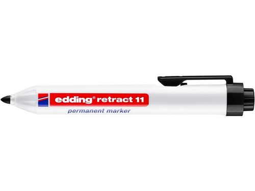 Edding - Marqueur indélébile rétractable - Noir - Image 3