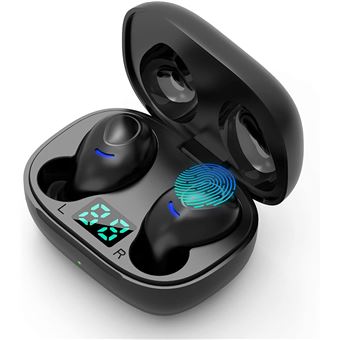 Écouteurs intra-auriculaires Bluetooth 5.0, Écouteurs sans fil CVC8.0 Réduction du bruit（Noir）-Chronus - 1