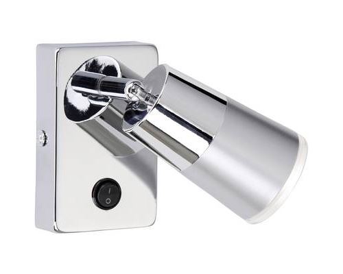 LeuchtenDirekt Dalli 11228-17 Projecteur mural LED 4 W blanc chaud chrome
