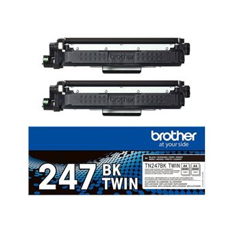 Pack de 2 toners Brother TN247 Noir