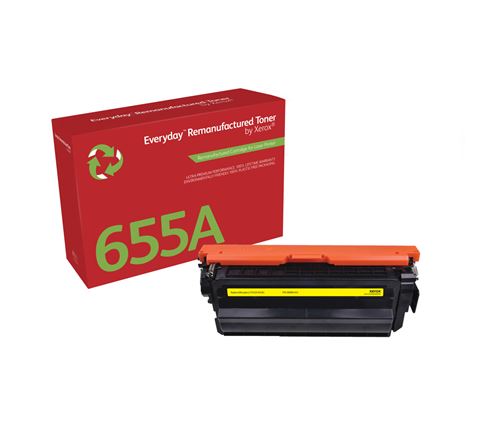 Non Communiqué Jaune Xerox - Compatible - Cartouche De Toner (Alternative Pour : Hp 655A, Hp Cf452a) - Pour Hp Color Laserjet Managed Flow Mfp M681; Laserjet Enterprise Flow Mfp M681, Mfp M682
