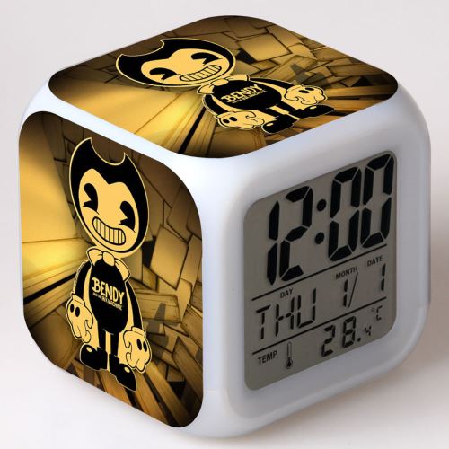 Réveil enfant LED Multifonctionnel Coloré - Bendy and the Ink Machine #1