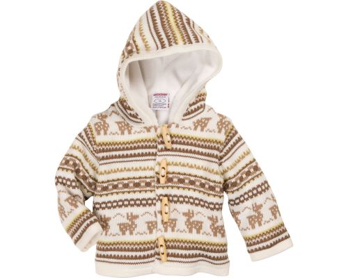 Playshoes veste tricotée cerf avec capuche taille junior 80