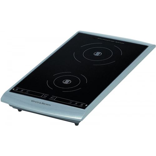 White+brown Pc493 Plaque De Cuisson Posable A Induction - Gris
