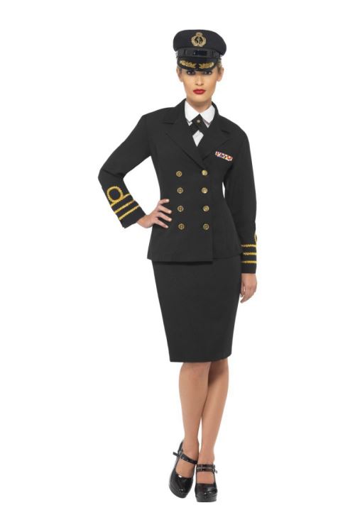 Costume Femme Officier De Marine Navy - Vert - M