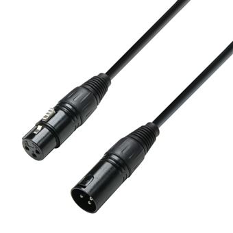 Câble DMX Techni-Lux XLR 5 Broches 10 Pieds (3 Mètres) - Mâle/Femelle - CA-XLR5/10