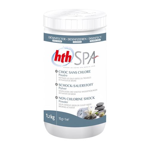 HTH Spa - Choc sans chlore Poudre 1,2kg