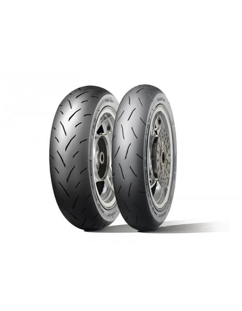 SET DE PNEUS DUNLOP 100/90-10 56J + 90/90-10 50J TT93 GP - Image 9