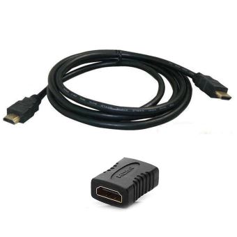 Pack HDMI ARC HEC CEC avec Cable HDMI 3m et Extension Coupleur - Caméra  sport - Achat & prix