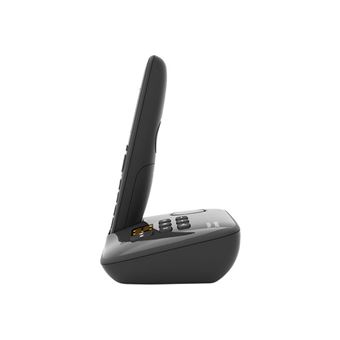 Gigaset AS690A - Téléphone sans fil - système de répondeur avec ID d'appelant - ECO DECT\GAP - noir