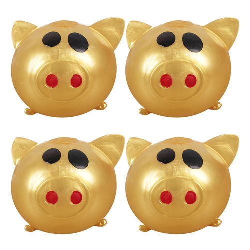 4Pcs Jello Mignon de Porc Anti Stress Splat Cochon D'Eau Balle Vent Jouet Évacuation Cochon Gluant JYMHTWJ151