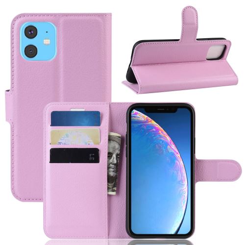 Etui en PU rose avec support pour Apple iPhone 6.1 pouces (2019)