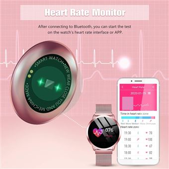 Montre Connectée pour Femme Homme Sport Avec IP67 Etanche