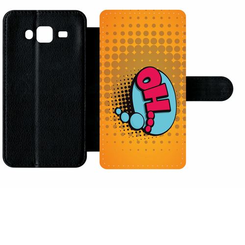 Etui À Rabat Samsung Galaxy J5 Oh Fond Orange