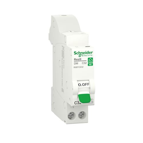 Schneider Electric Disjoncteur Modulaire Resi9 Xe 1P+N Courbe C Embrochable 32A - R9efc632 - Image 2