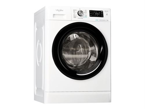 Whirlpool Fresh Care + Ffb 8638 Bv Fr - Machine À Laver - Largeur : 59.5 Cm - Profondeur : 63 Cm - Hauteur : 84.5 Cm - Chargement Frontal - 62 Litres - 8 Kg - 1600 Tours/Min - Blanc