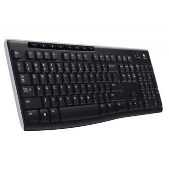 Logitech Wireless Keyboard K270 - Clavier - sans fil - 2.4 GHz - Suisse