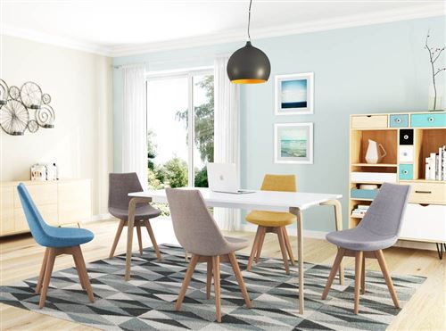 Chaise Et Table Couleur Scandinave