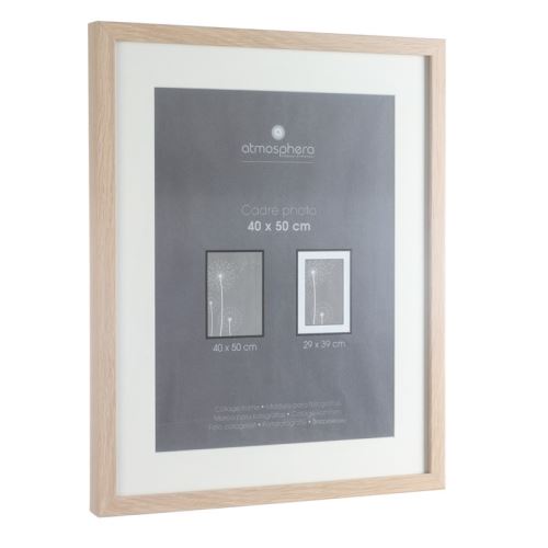 Paris prix - cadre photo bois 40x50cm naturel