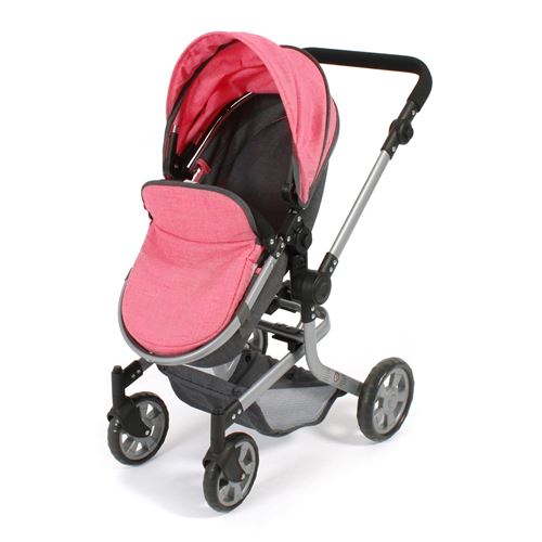 rose anthracite Bayer Bayer Chic 2000 595 41 Poussette combinée Mika 