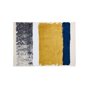 Tapis Camden Polyester 120 X 170 Cm Moutarde Bleu