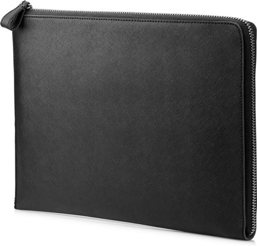 hp elite blk leather sleeve 13.3 noir