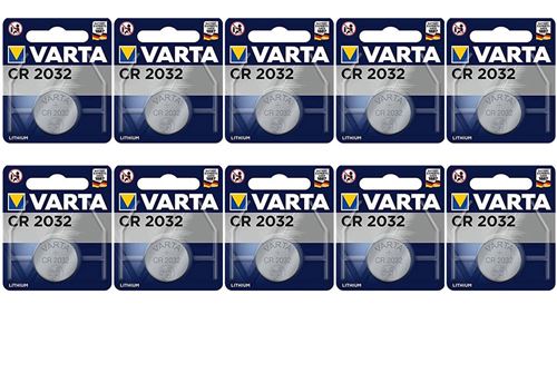 Varta 6032201401professional cr2032pile bouton au lithium