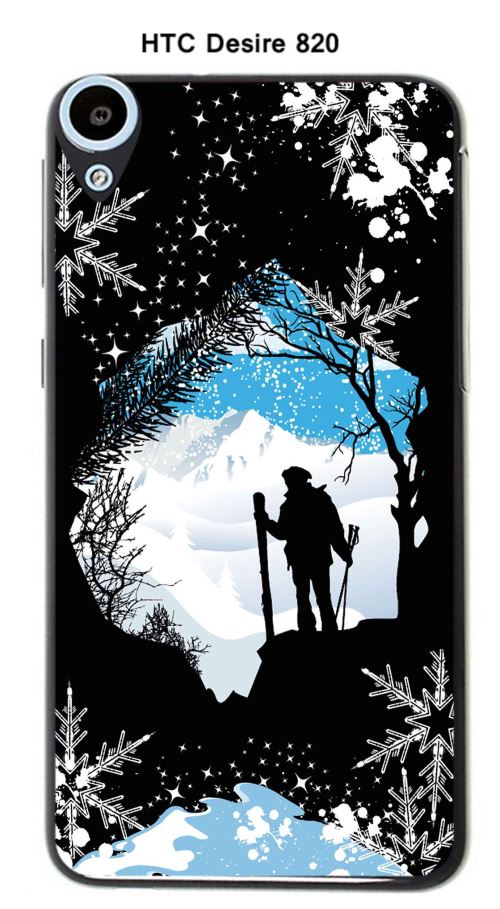 Coque HTC Desire 820 design surf-neige2