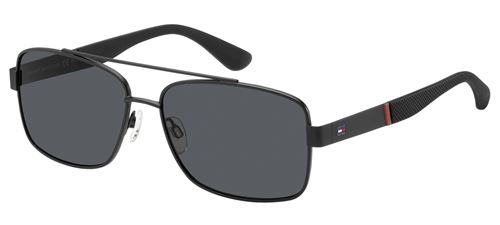 Tommy Hilfiger lunettes de soleil TH1521/S 003 59IR hommes noir mat