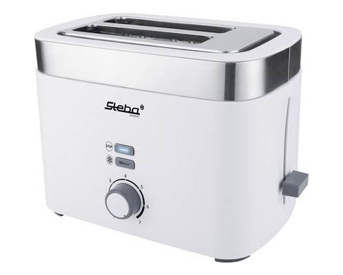 Steba TO 10 Bianco Grille-pain en acier inoxydable