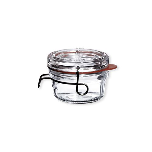 Bruno Evrard - Bocaux en verre avec couvercle 8cl - Lot de 6 - LOCK EAT