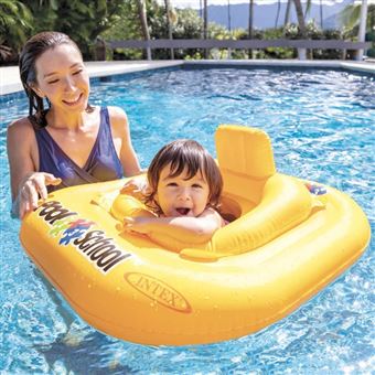 Bouée Siège Bébé Fleur – Flotteur Piscine 12 à 36 Mois – PVC Extra-épais Avec Rustines