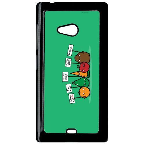 Coque microsoft lumia 540 funny vegan c est le mal