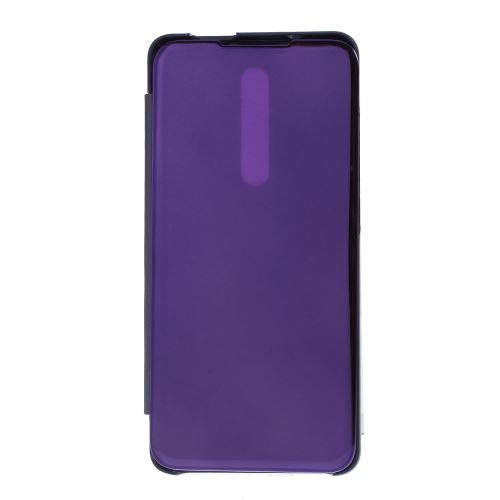 Etui en PU surface de miroir de la fenêtre de vue violet pour votre Xiaomi Redmi K20/K20 Pro/Mi 9T/Mi 9T Pro