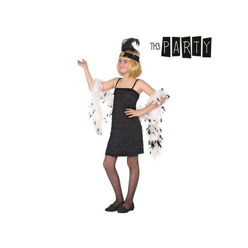 Déguisement pour Enfants Charleston Noir (Taille 5-6 Ans)