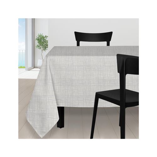 Nappe anti-tâches rectangle 150x300 cm GALAXY blanc, par Soleil d'ocre