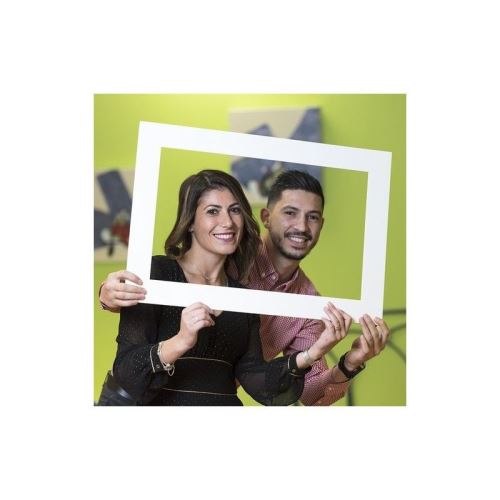 Cadre pour Photocall (68 x 46 cm) 145473 (Couleur Blanc)