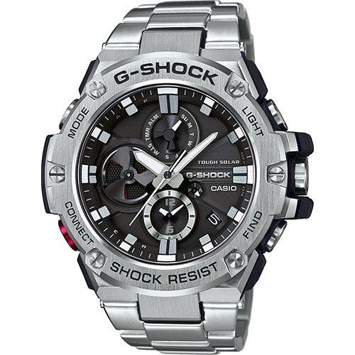 Montre Chronographe Casio G-Steel Bluetooth Triple Connect Gst-B100D-1Aer