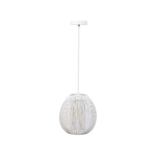 The Home Deco Light - Suspension boule filaire 26 cm Maia Blanc